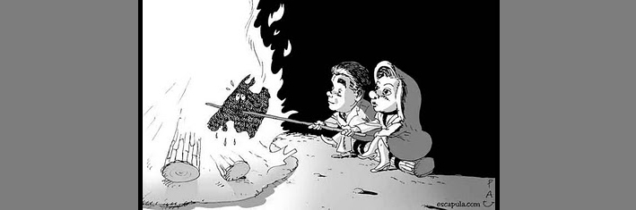 Jaume Matas - tira cómica de PAU
