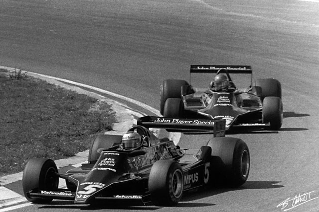 Mario Andretti y Ronnie Peterson