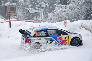 Andreas Mikkelsen cogiendo experiencia en su primer MontecarloCopyright Bildagentur Kräling