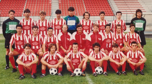 Vis Pesaro 1990-91 con Riccardo Secci en la plantilla