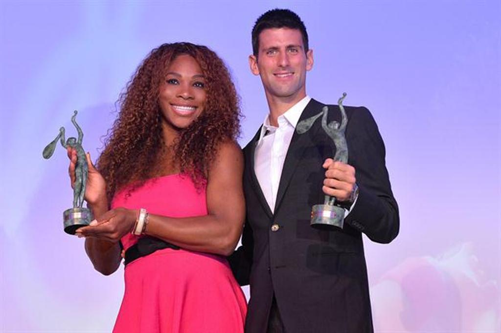 Djokovic y Serena Williams