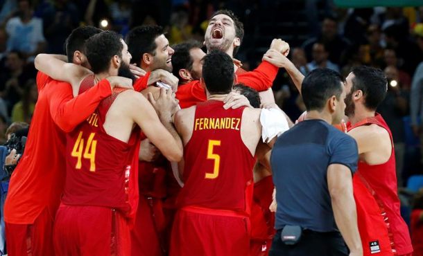 España celebra bronce Rio