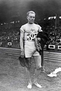 Paavo Nurmi durante los JJOO de  París1924