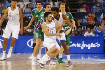 1º PARTIDO DE COPA DE SM EL REY DE BALONCESTO ENTRE REAL MADRID-UNICAJA EN EL GRAN CANARIA ARENA.