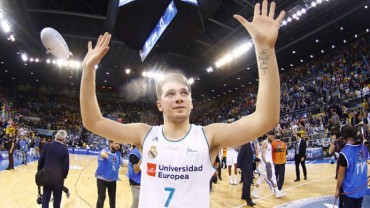 Doncic celebra victoria semifinales Copa 2018