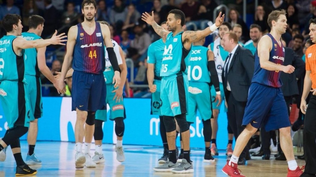 Landesberg celebra victoria contra Barça