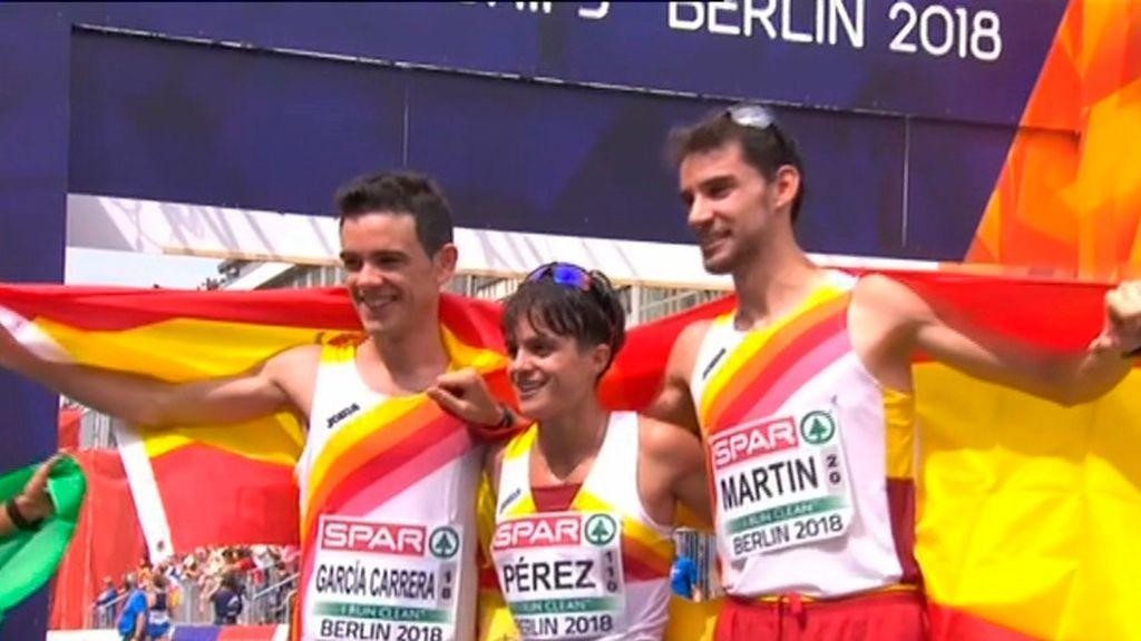 Medallistas españoles 20 kms marcha