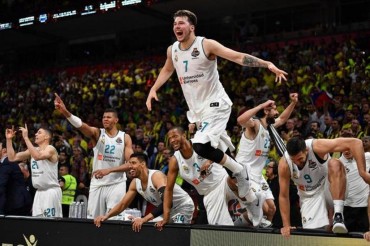 Vuelo de Doncic para celebrar Euroliga 2018