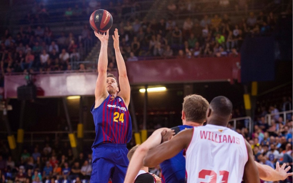 Triple de Kuric contra Basket Zaragoza