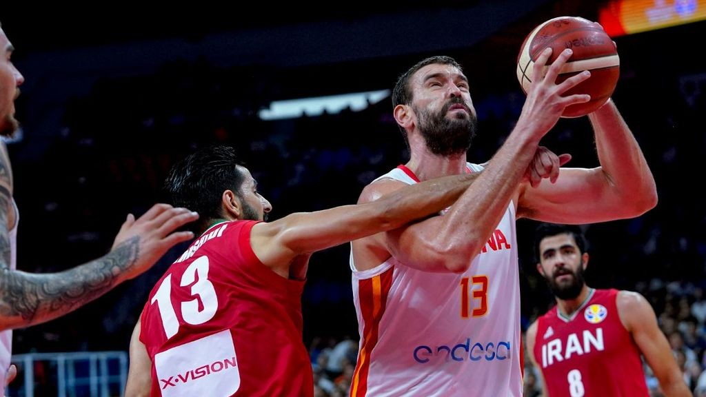 Falta de un jugador iraní a Marc Gasol