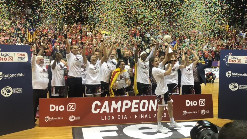 Spar Citylift Girona campeón Liga femenina