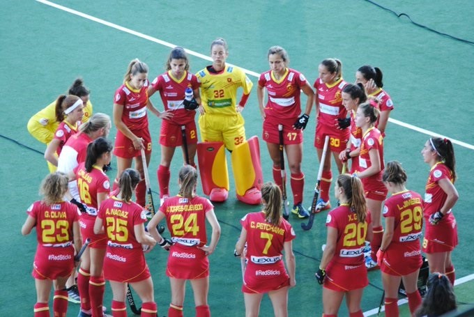 La selección española femenina de hockey hierba en el Campeonato de Europa